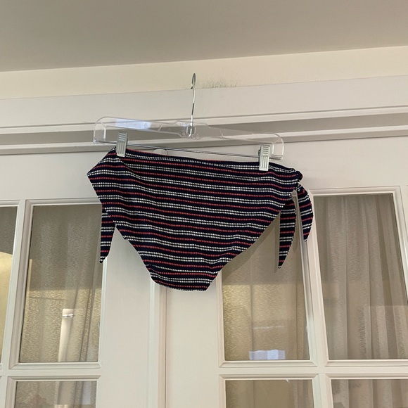 Fat Face Textured Blue Ted White Striped Bikini Set - Picture 11 of 11